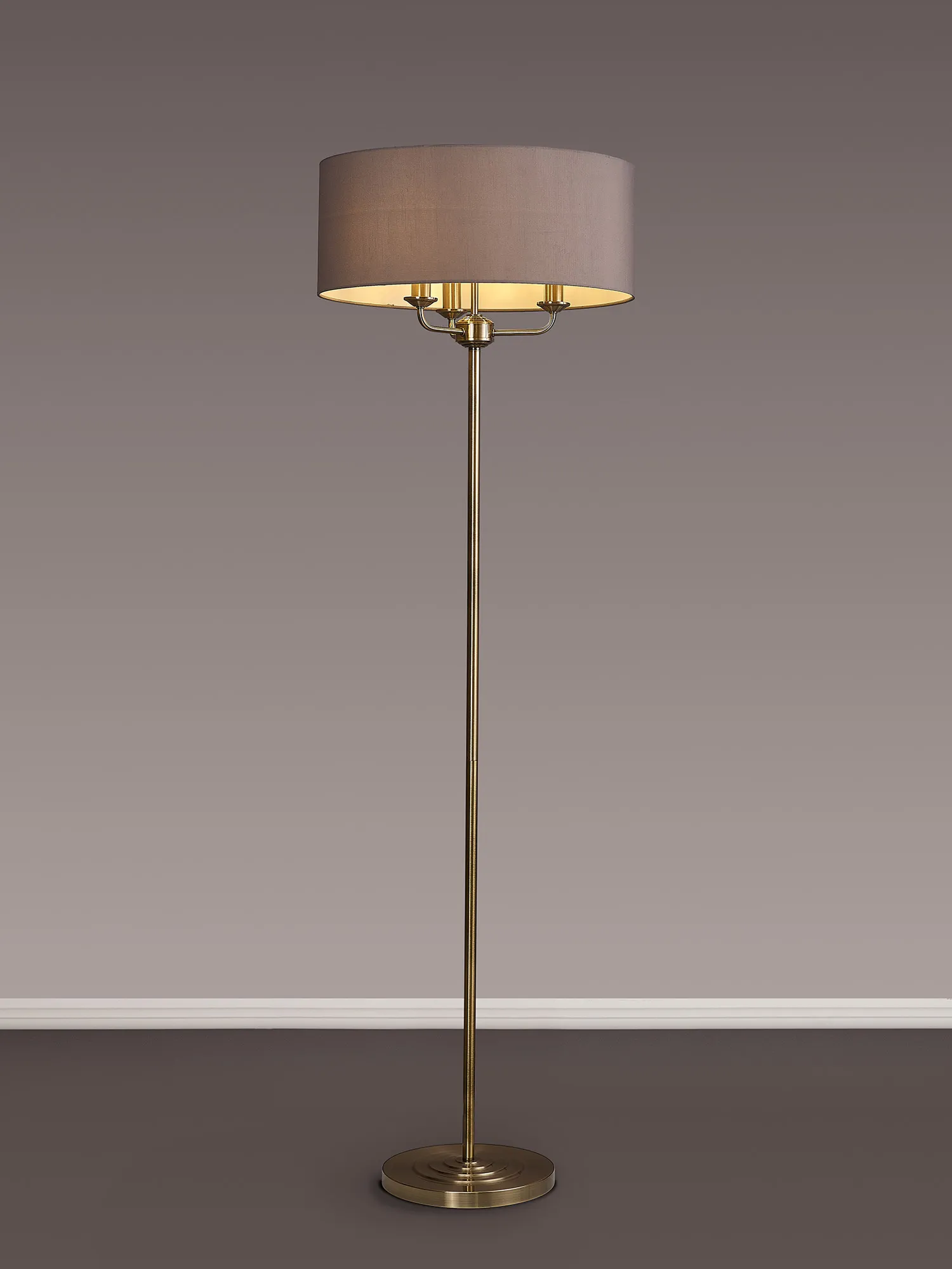 Banyan AB GR Floor Lamps Deco Shaded Floor Lamps